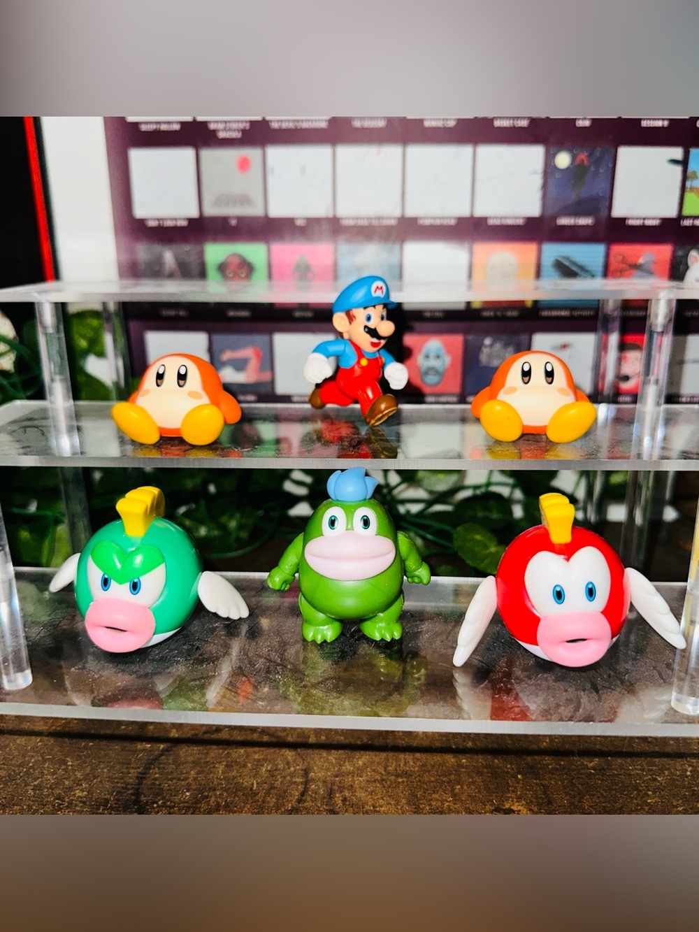Nintendo Super Mario Bros World Kirby Figure Toy Bundle